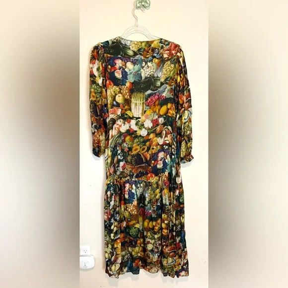 Samantha Pleet banquet dress in harvest print - Picture 10 of 13